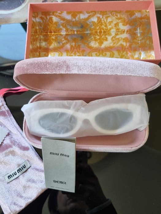 Окуляри Miu Miu білі