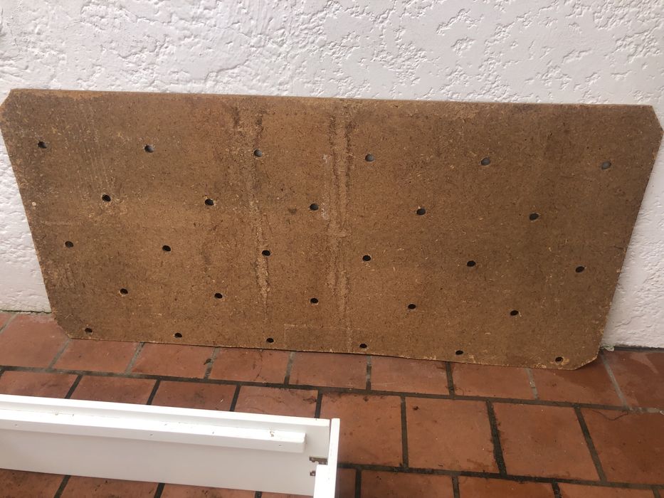 Cama solteiro madeira lacada