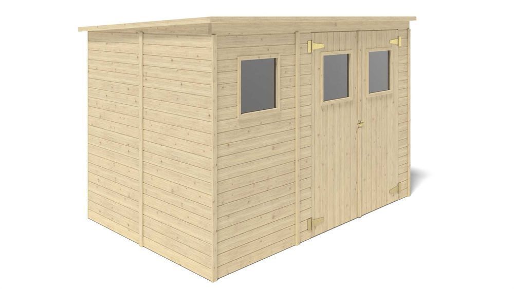 Domek ogrodowy 2,7 x 1,8 m z płaskim dachem DOM421