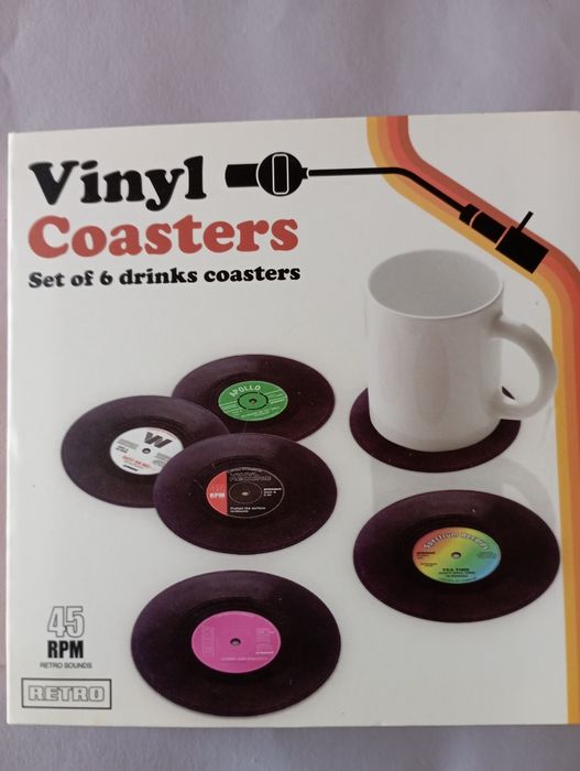 Vinyl coasters (Mini Discos)