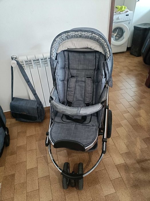 Carrinho + ovo bebecar + isofix