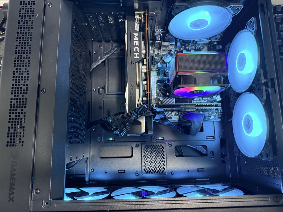 Компьютер Ігровий PRO Ryzen 5+ssd 1тб м2+16 ddr+ MSI RX6600XT