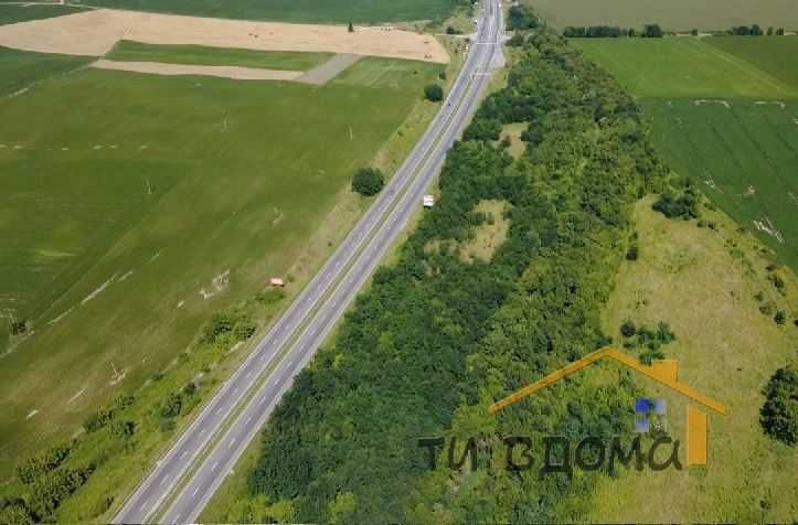 Фасадна до траси ділянка. 1.6 га. Велика Омеляна - Грушвиця