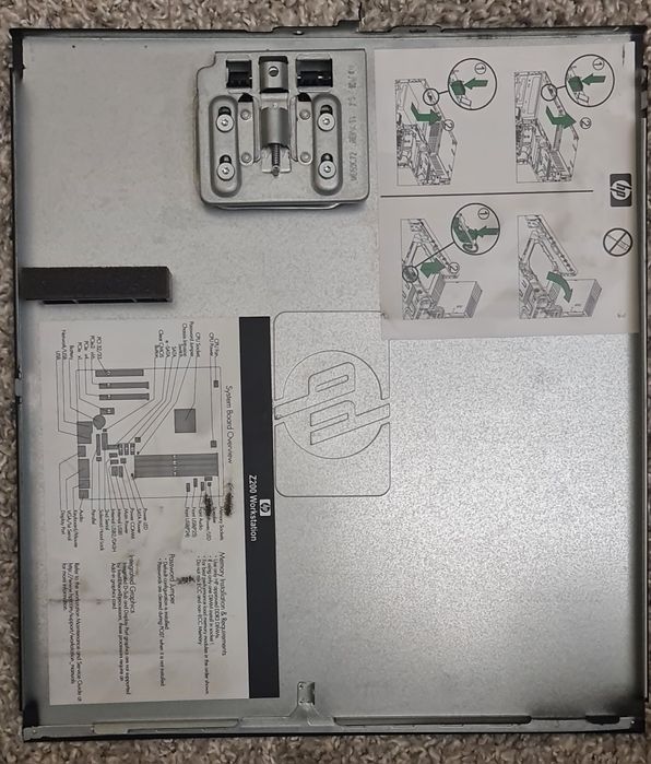 Лицензионная рабочая станция HP Z200, настольный портативный компьютер