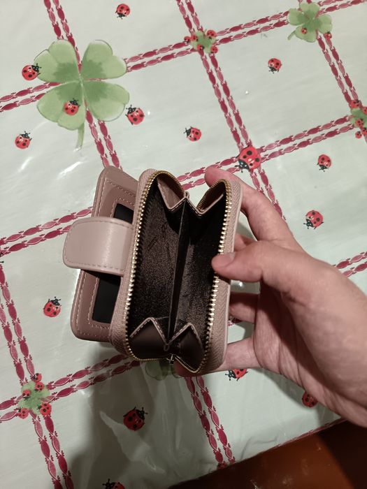 carteira  para mulher  cor rosa + oferta brindes