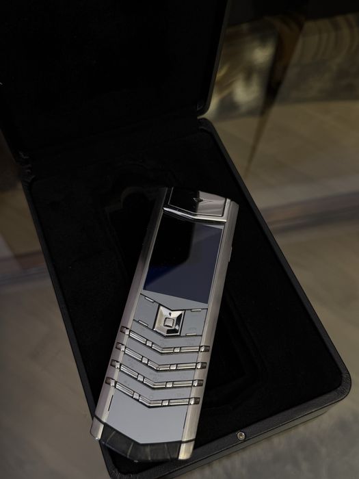 Vertu Signature S design pure silver, оригинал.