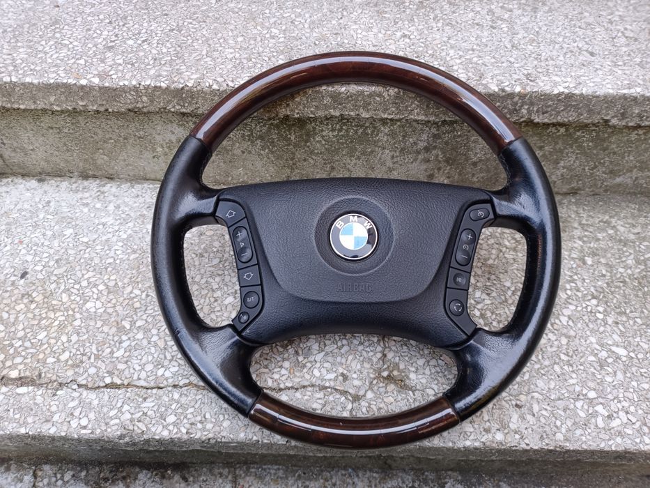 Kierownica drewno multi BMW E39 Lift E38