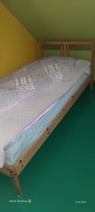 Łóżko 200/90 rama/stelaż/materac