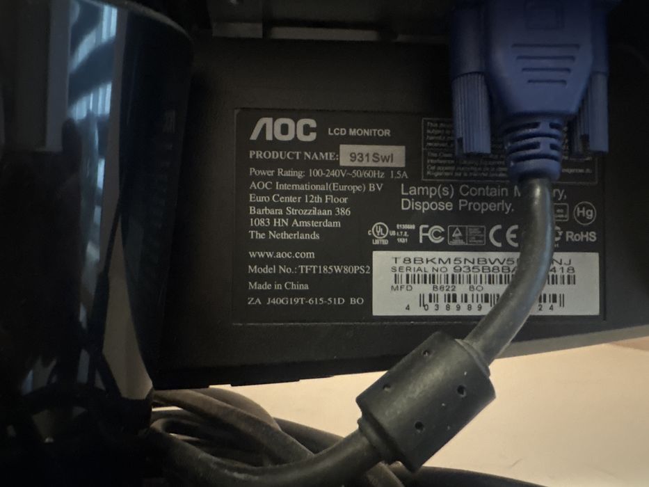 Monitor windows Aoc