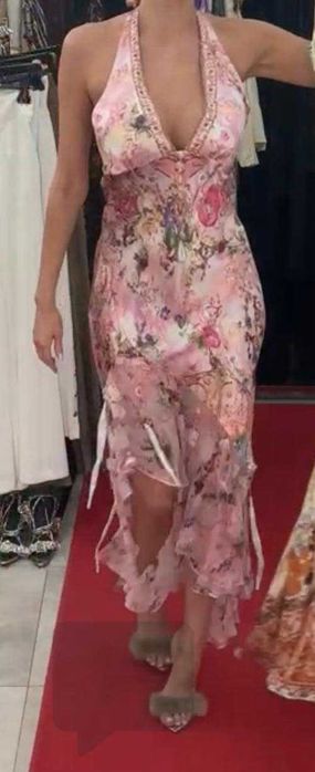 Sukienka camilla jedwabna długa