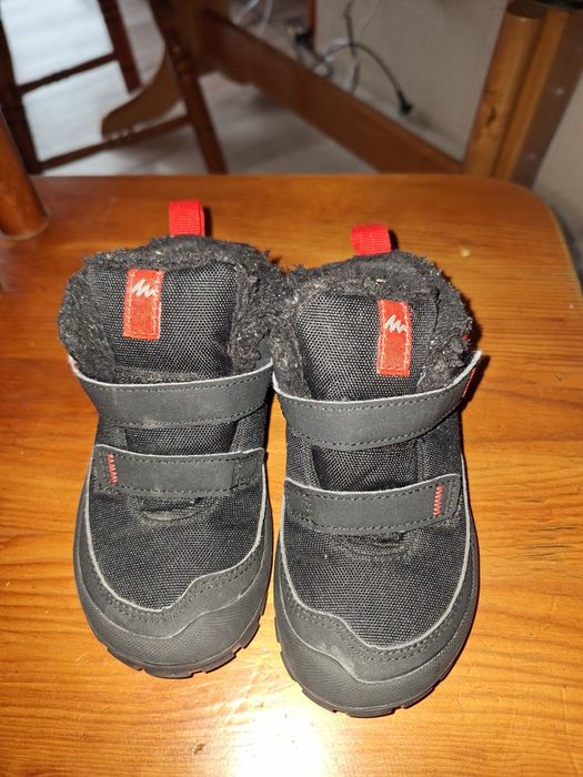 Buty zimowe chłopięce  ocieplane wodoodporne Quechuo rozmiar 24