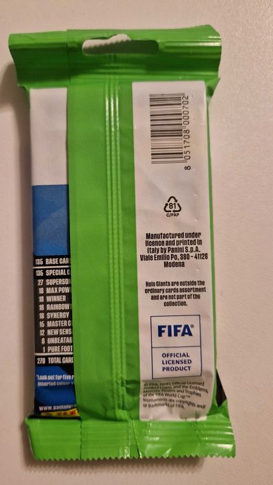 KARTY PANINI TOP Class 24 karty 2 Holo FAT PACK