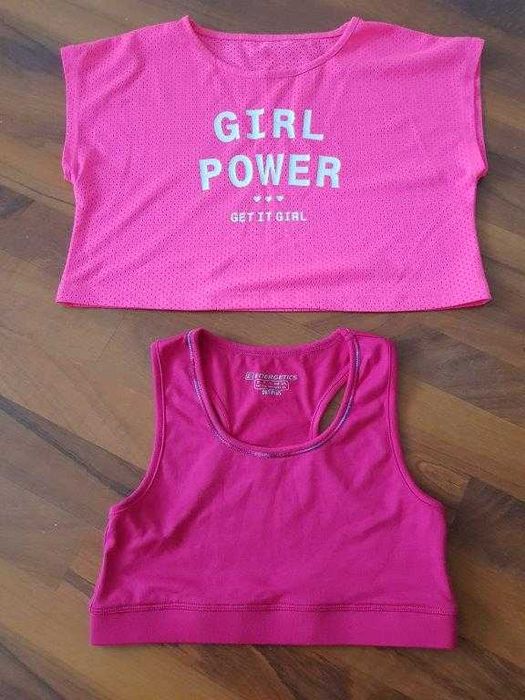 Koszulki, top fitness, tshirt, gimnastyka, sport rozmiar 158/164