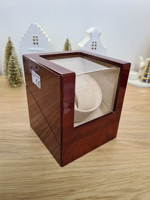 Automat Rotomat do ładowania zegarka zegarków na baterie Drewno Okazja