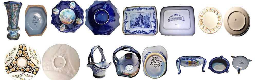 Loiça Decorativa Antiga de Alcobaça- Raul da Bernarda-SPAL-Vestial