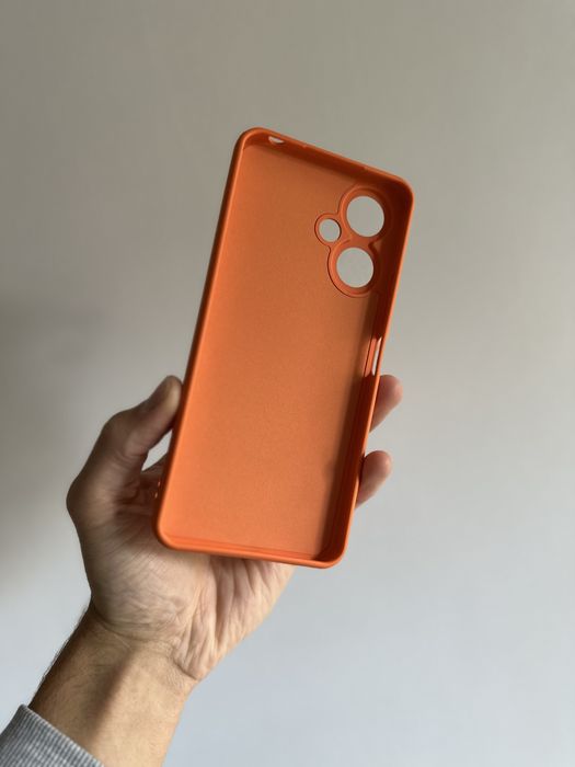 Etui Plecki pomarańczowe + SZKŁO hartowane do XIAOMI REDMI 13C 5G
