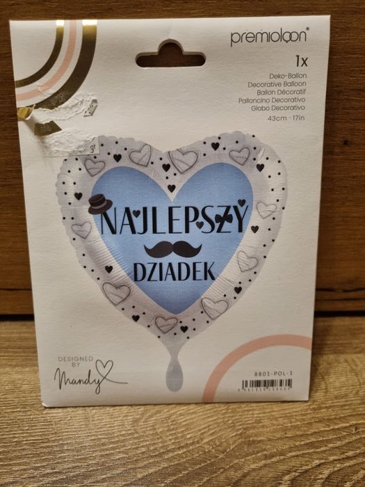 Balon na dzień dziadka "najlepszy dziadek"