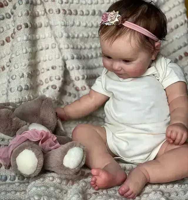 Лялька Reborn Baby 50 см — реалістична, вінілова, з аксесуарами