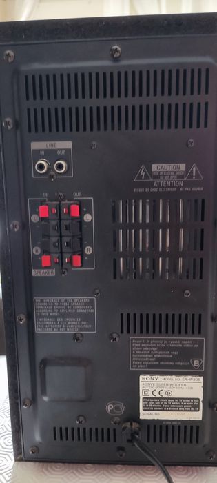 Sistema de som sony Ta-ve150