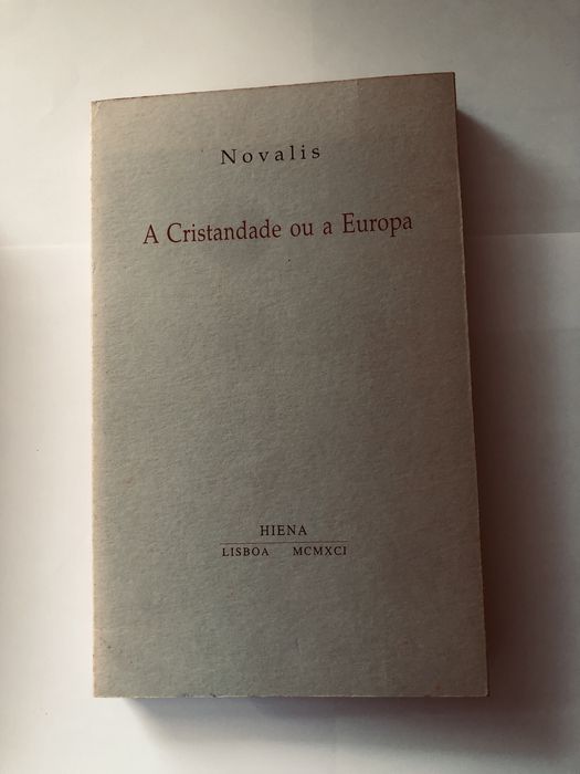 HÖLDERLIN Elegias NOVALIS Fragmentos Discípulos de Saïs A Cristandade