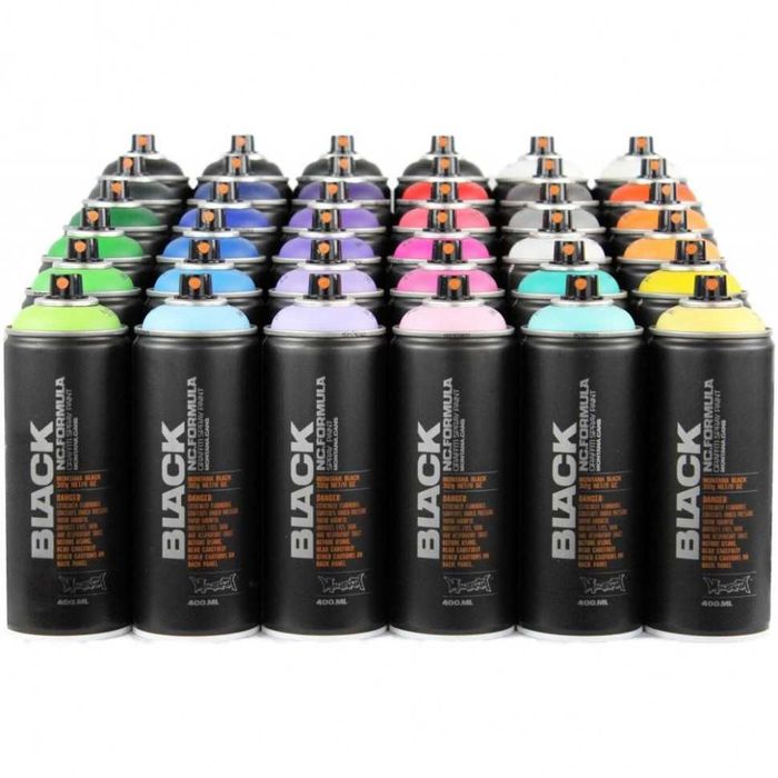 Аерозольна спрей-фарба для графіті Montana Black (Монтана Блек) 400мл