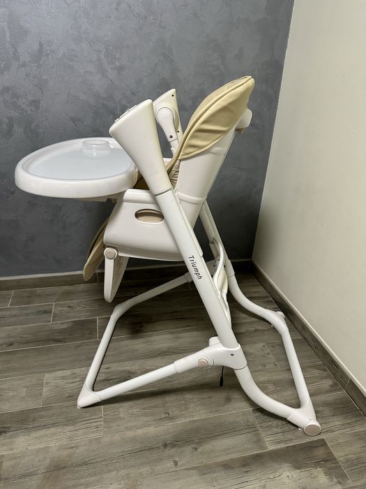 Дитячий столик для годування шезлонг гойдалка  Carrello 3в1