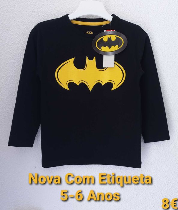Roupas 5-6 Menino, Minecraft, Batman Etc