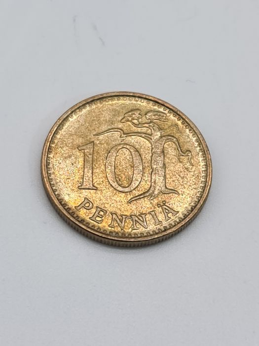 Mieda de 10 pennia Finlândia 1979