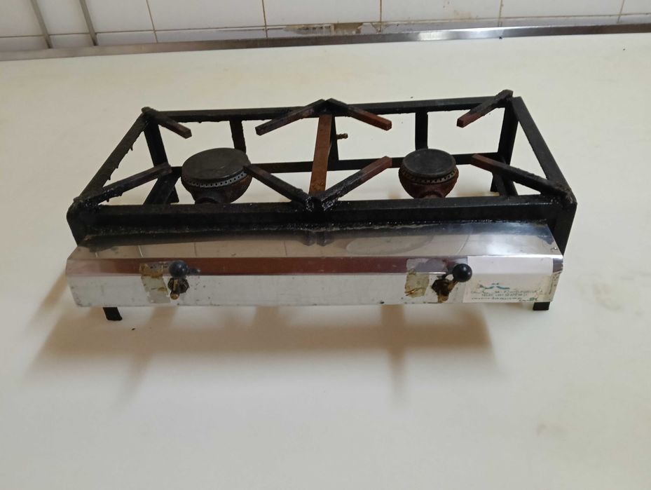 Fogão portatil de 2 bicos
