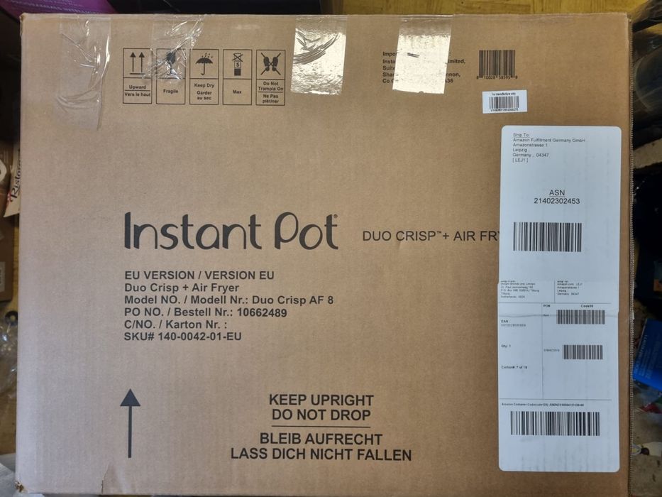 Instant potduo crisp + szybkowar