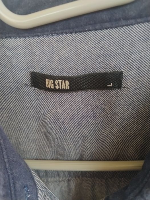 Koszula L big star bawełna jeans elegancka