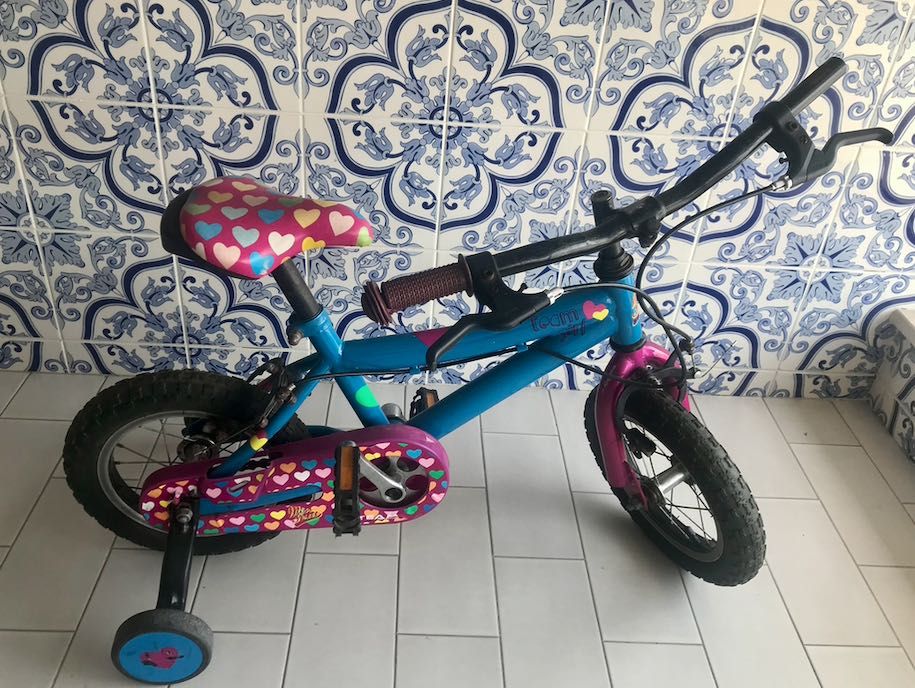 Bicicleta criança Team girl usado