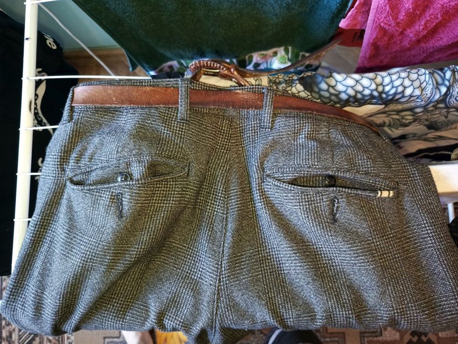 Spodnie eleganckie burberry rozciągliwe garnitur kosciol