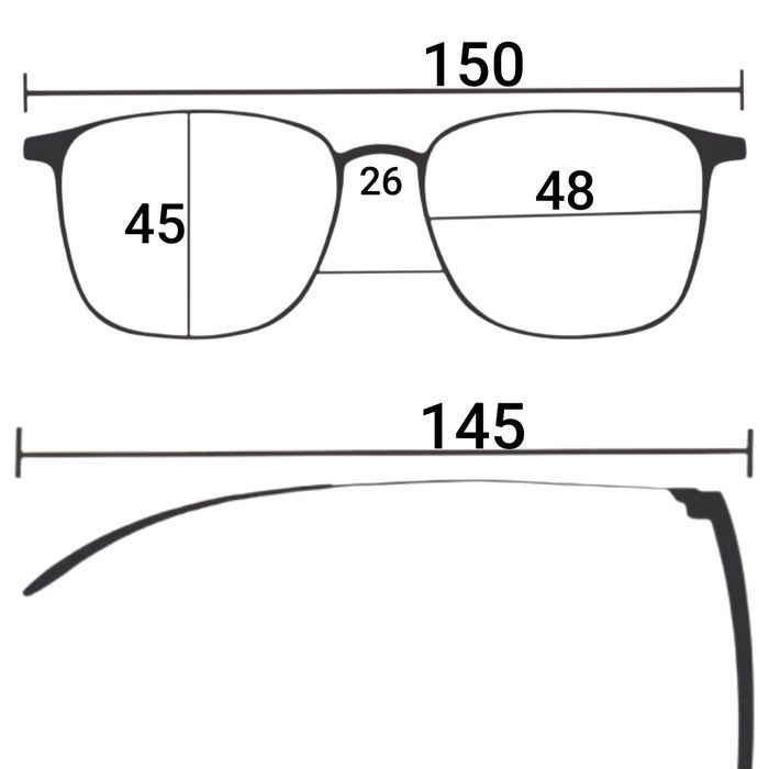 Okulary oprawki zerówki unisex kwadratowe nerdy retro Acetat Tytanowe