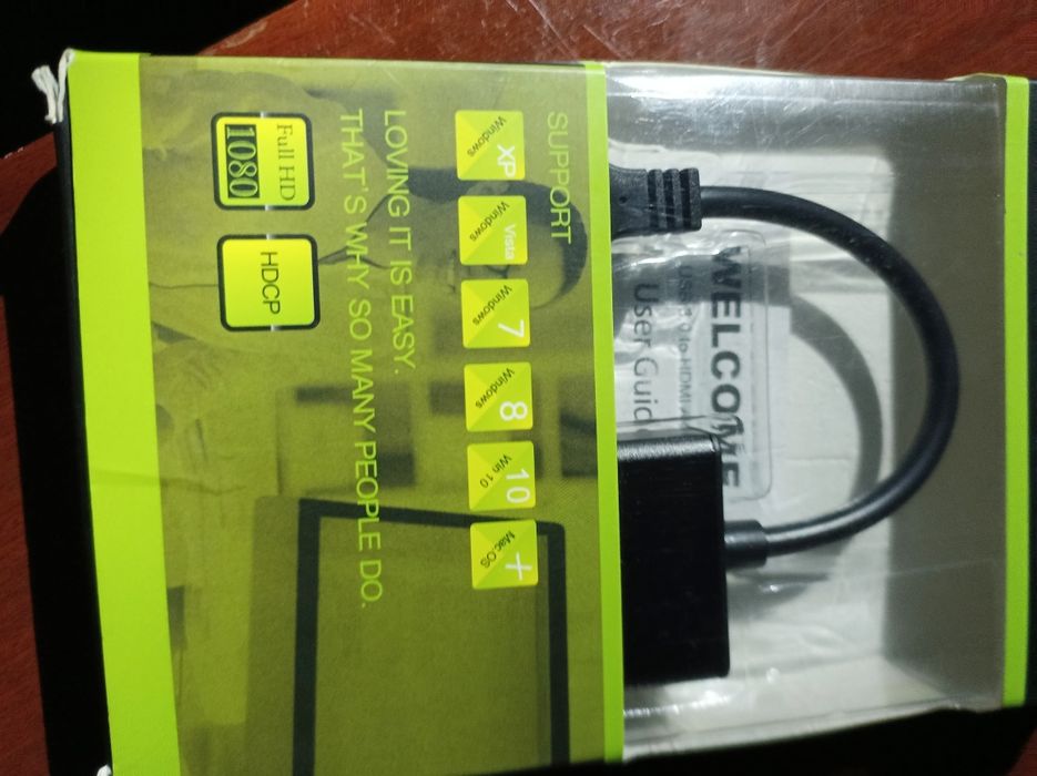 usb відеокарта адаптер usb to hdmi