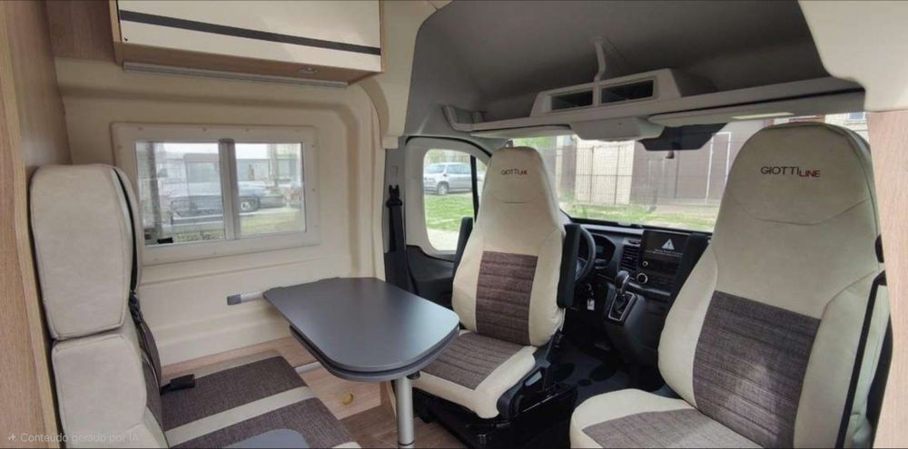 Alugo Giottiline Giottivan 60FT Premiere Edition 2025 – Caixa Automática | Campervan Premium