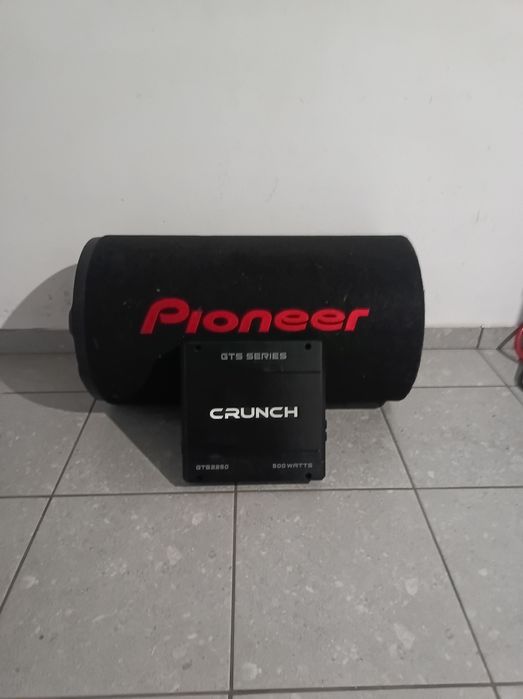 Tuba Pioneer plus wzmacniacz crunch