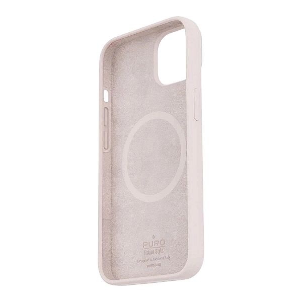 Puro 'ICON MAG' liquid silicon case with integrated magnets for iPhone