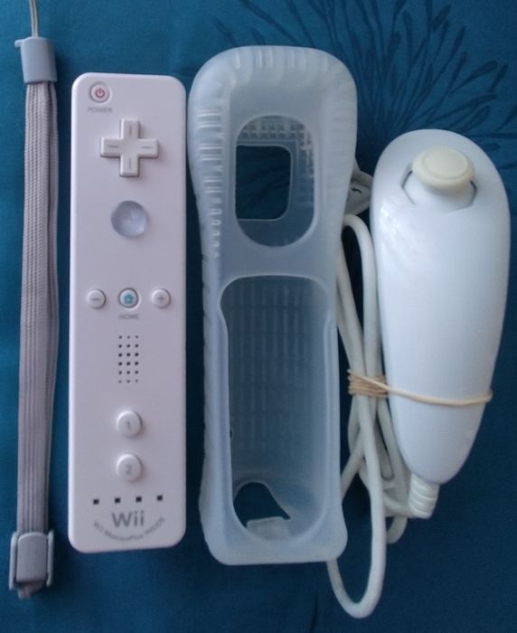 Conjunto Comando Wii Motion Plus Inside + Nunchuck  Oficiais