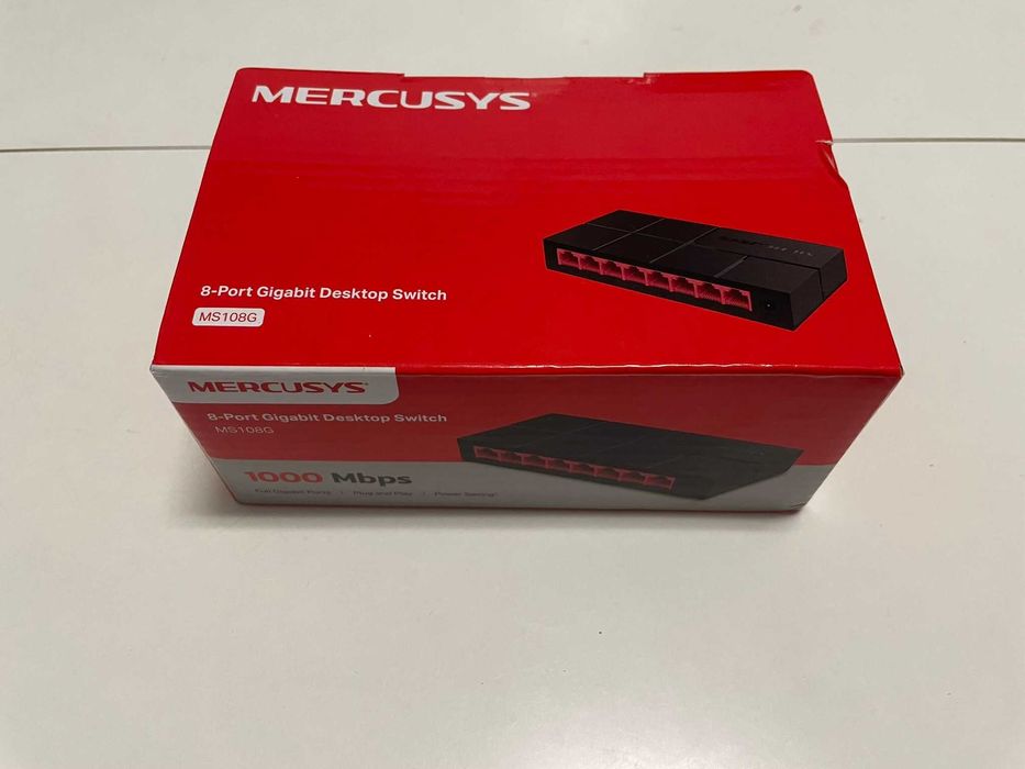 2x Switch Mercusys Gigabit 5 Portas + 8 Portas