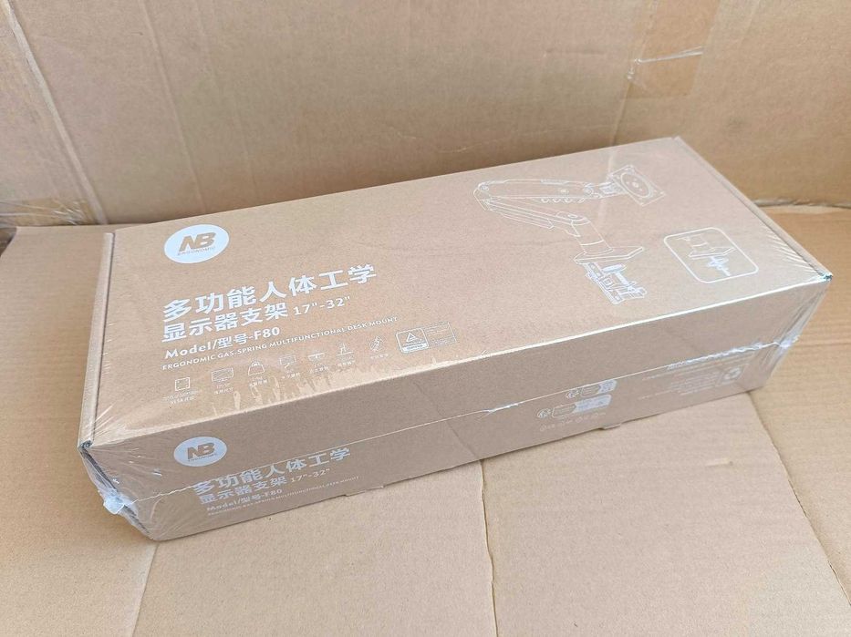 Настольный держатель кронштейн NB F80 2026 крепление для монитора на 17-32 Matte