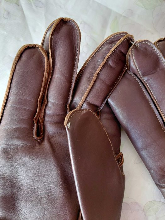 Рукавиці шкіряні зимові