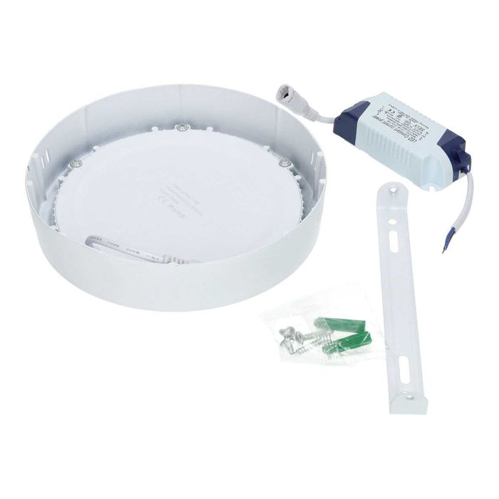 Downlight Circular Saliente LED 12W Branco – 1080lm | Superfície | Ø170mm