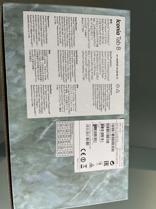 2 tablet acer foto com especificações