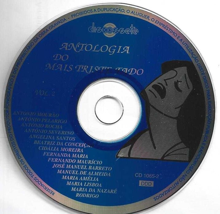 Antologia do Mais Triste Fado - - - - - Vários - - - - - 2 X CD