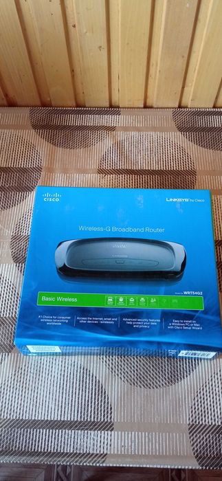 Маршрутизатор Cisco WRT54G2 +блок живлення+кабель