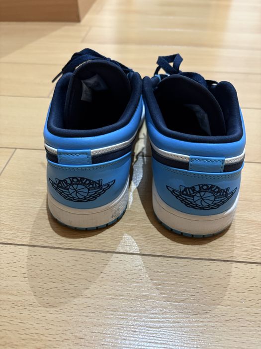 Nike jordan azul e branco