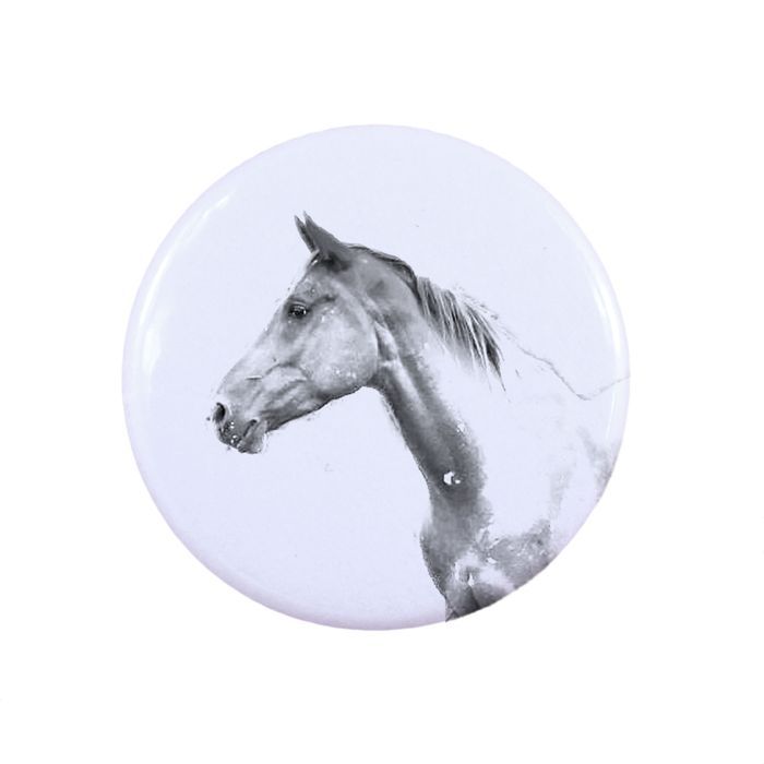 Akhal-Teke przypinka z koniem mała Art-Dog