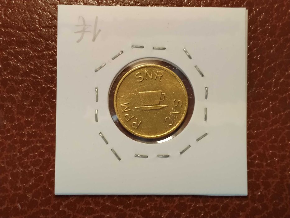Medalha/token/ficha da Shell - ficha para máquina de bebidas