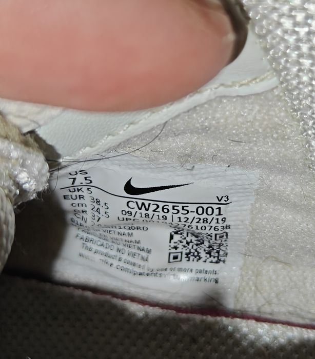 Damskie śliczne sneakersy Nike Wmns Air Force 1 Shadow r 38.5 BDB+!